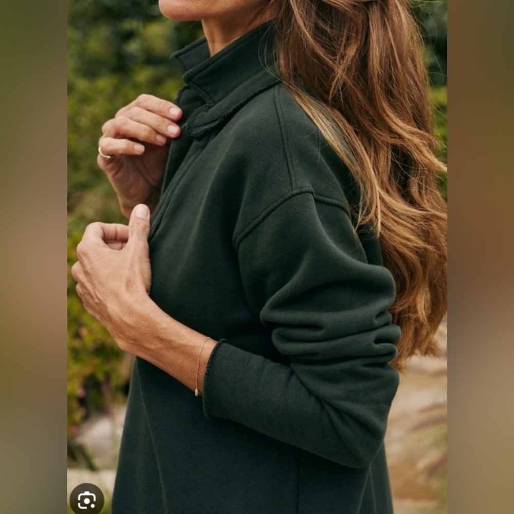 Frank & Eileen EILEEN Button Up Triple Fleece Evergreen L - Picture 3 of 8